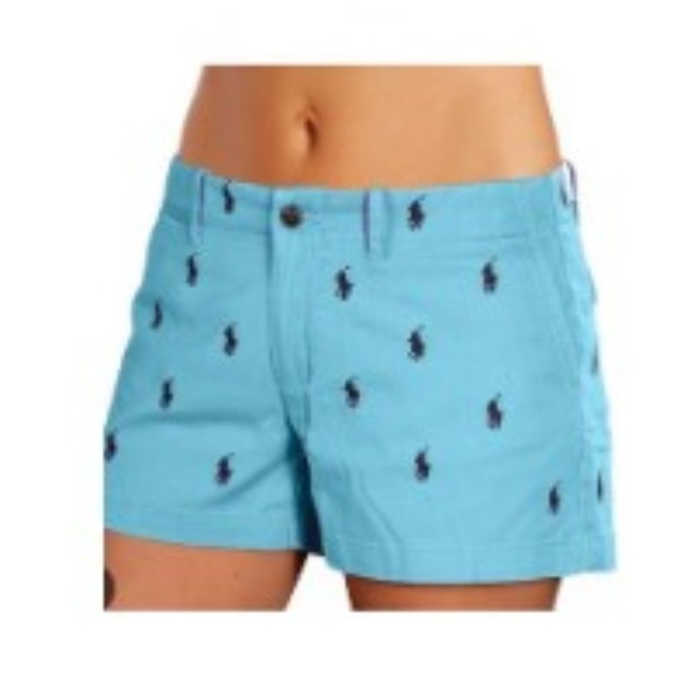 Ralph Lauren Sport 2 29 Cotton Polo Pony Shorts in PINK